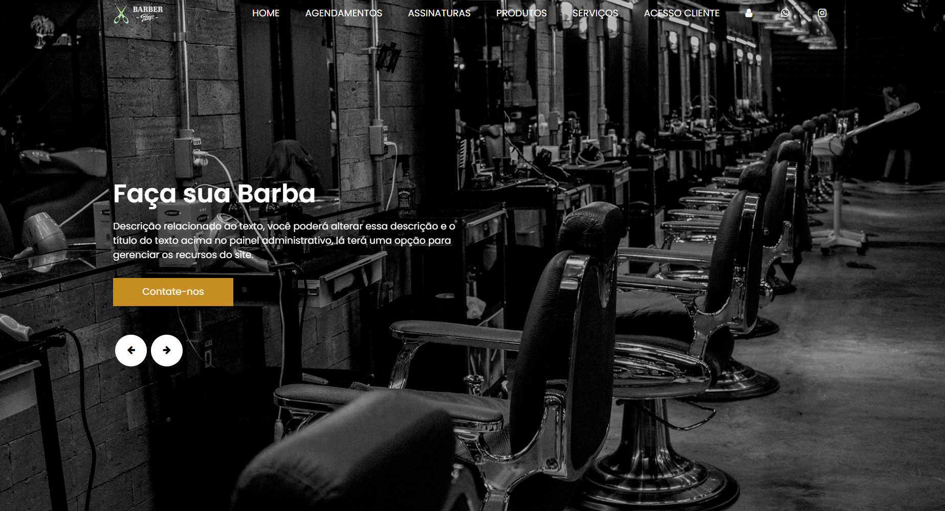 Aplicativo e Site para Barbearia e Salão de Beleza